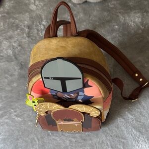 Disney Brown and Tan Kids Backpack
